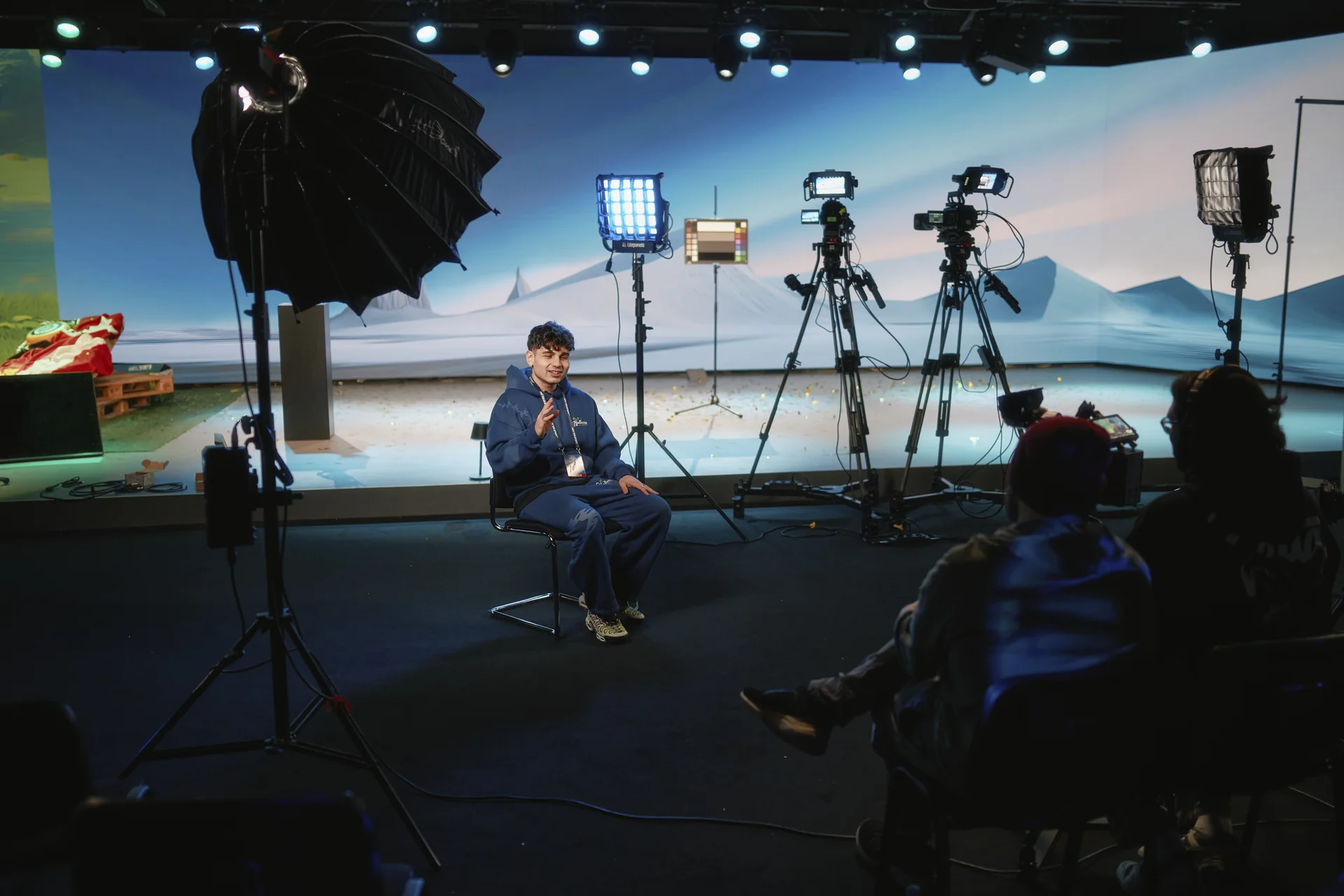 Blick hinter die Kulissen einer professionellen Videoproduktion